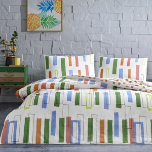 Yeni Sezon Genç Modası Ranforce Tek Kişilik Nevresim Takımı Legrand Yeşil