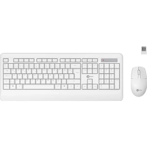 KW202 Kablosuz Türkçe Q Klavye & Mouse Set Beyaz