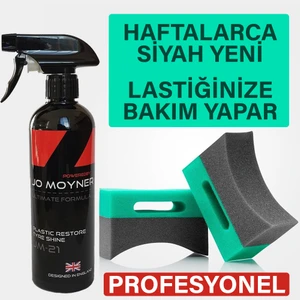 Lastik Parlatıcı Ve Siyahlatıcı  500  Ml Ve Lastik Parlatma Süngeri Set