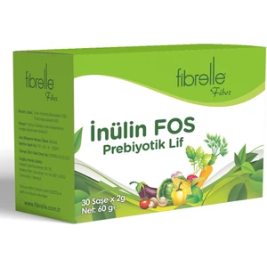 Inülin Fos Prebiyotik Lif 2 gr Saşe (30 Adet Kutu)