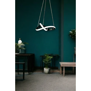 Modern Bonna Tekli Siyah Sarkıt LED Beyaz Power Ledli Salon Mutfak Oda Hol Ledli Avize