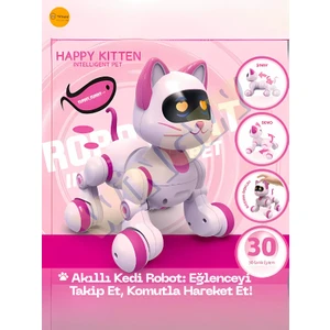 Wingzy Uzaktan Kumandalı Şarjlı Akıllı Kedi - Interaktif, Eğitici ve Eğlendirici Robot Oyuncak