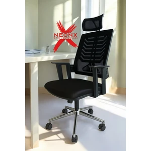 Neonx| Leona Çalışma Sandalyesi | Başlıklı Çalışma Sandalyesi | Yönetici Koltuğu