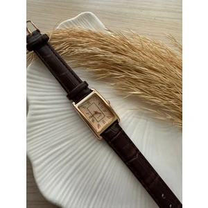 Retro Minimal Deri Kordon Vintage Kadın Kol Saati