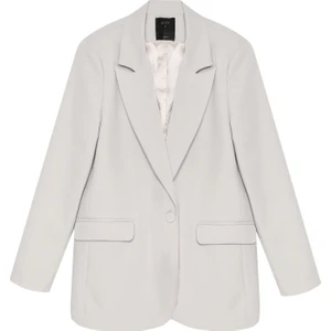 Blazer Ceket Açık Gri