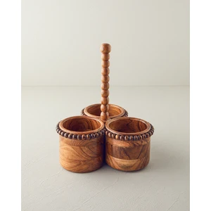 English Home Rustique Akasya Sunumluk 30x30 Cm Kahverengi