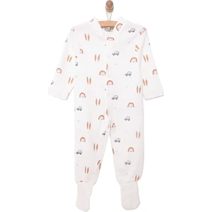 Yenidoğan Erkek Çoraplı Tulum Erkek Bebek