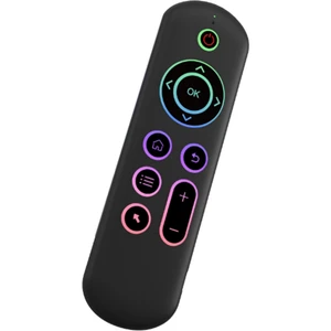 Air Mouse Uzaktan Kumanda, M5 Ir 2.4g Air Mouse Uzaktan Kumanda Dokunmatik Yüzey Android Tv Kutusu Pc Mini Kablosuz Klavye Uçan Fare (li Arka Aydınlatmalı), Siyah (Yurt Dışından)