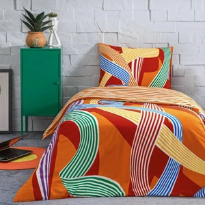 Meadow Ranforce Tek Kişilik Nevresim Takımı Turuncu