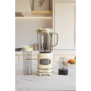 FR-BL01 Retroblend Öğütücülü Smoothie Şişeli Retro Blender Seti