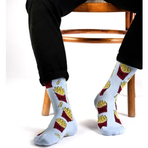Ozzy Socks Fries Desenli Çorap
