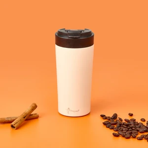 Mug Termos - Beyaz / Siyah - 380 ml