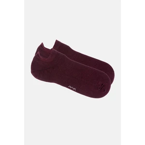Erkek Bordo Viskon Karışımlı Sneaker Çorap E008553
