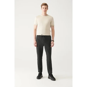 Avva Erkek Antrasit Yandan Cepli Bağcıklı Jogger Relaxed Fit Pantolon B003005