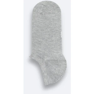 Erkek Gri Pamuklu Sneaker Çorap B008553