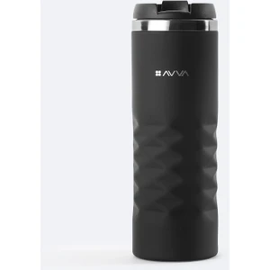 Erkek Siyah Sport Paslanmaz %100 Çelik Termos 400 ml B009900