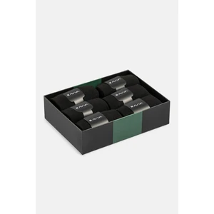 Erkek Siyah Kutulu 6'lı Basic Bambu Soket Çorap B008510