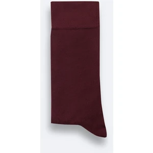 Erkek Bordo Bambu Soket Çorap B008505