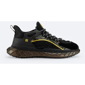 Erkek Siyah Esnek Taban Sneaker Ayakkabı A32y8004
