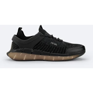 Erkek Siyah Esnek Taban Sneaker Ayakkabı A32y8002