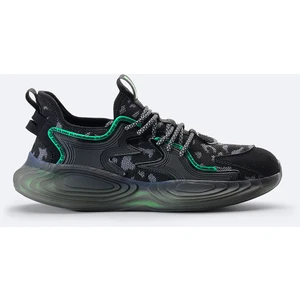 Erkek Siyah Esnek Taban Sneaker Ayakkabı A32y8003