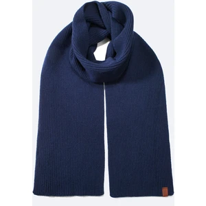 Avva Erkek Lacivert Yün Karışımlı Fitilli Atkı B009400