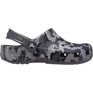 CROCS Classic Camo Clog K 207594-097 ÇOCUK Siyah/Grey Sandalet&Terlik