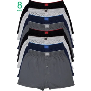 8 Adet Erkek Penye Havlu Bel Boxer Karışık Renk