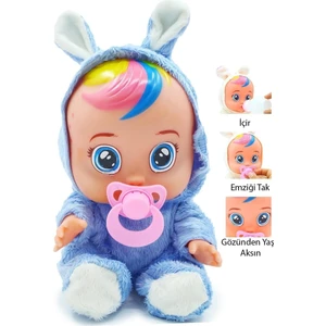 Global Toys Mavi Beyaz ve Pembe Renk Ağlayan ve Konuşan Et Bebek