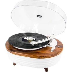 Music Public Kingdom TT238 Bluetooth Özellikli - Led Aydınlatmalı Pikap - Kahverengi
