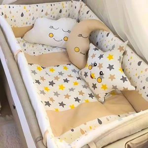 Kista Baby Park Yatak Bebek Uyku Seti Nevresim Takımı 70x110 Damla Kahverengi