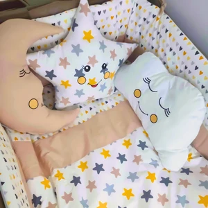 Kista Baby Bebek Uyku Seti Nevresim Takımı 70x130 Damla Kahverengi