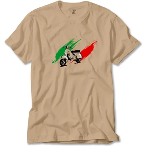 Vespa In Italy Krem Tişört