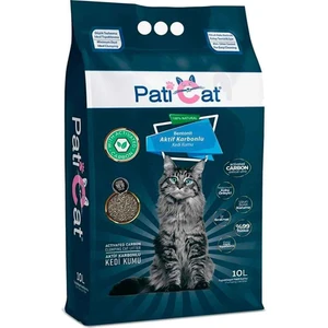 Pati Cat Kedi Kumu Aktif Karbonlu Ince Taneli 10 Lt