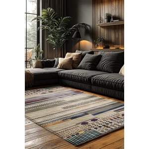 Alina Carpet Eco Touch Süngersiz Konspet Tasarım Dijital Baskılı  Salon Halısı Mutfak Halısı