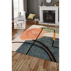 Alina Carpet Eco Touch Serisi Kaymaz Taban, Makinada Yıkanabilir, Dijital Baskılı, Modern Halı