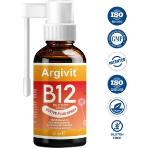 Active Plus B12 Vitamin Sprey 30 ml 2'li Paket