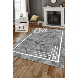 Alina Carpet Eco Touch Serisi Kaymaz Dot Taban, Makinada Yıkanabilir, Dijital Baskılı, Modern Halı