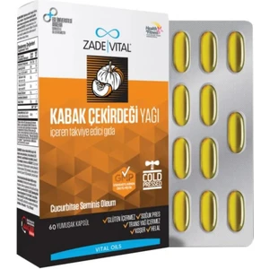 Zade Vital Kabak Çekirdeği Yağı 320 Mg 60 Yumuşak Kapsül - Blister