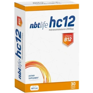 Nbt Life Hc12 Vitamin B12 30 Çiğneme Tableti