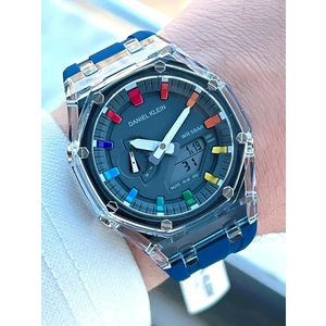 Daniel Klein Silikon Kordon Dijital&analog 50 mt Suya Dayanıklı Erkek Kol Saati EDK.2100.3