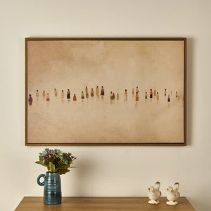 Deco Sociedad Tablo - Bej - 90X60 cm