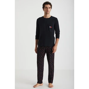 Romeo Bisiklet Yaka Erkek Pijama Takımı