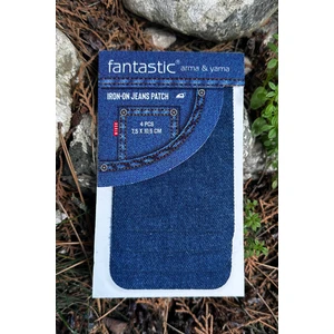 4'lü Paket Ütü ile Yapışan Kot Arma Patch Kot Yaması, Onarım, Diz Dirsek Yama, Denim, Jeans