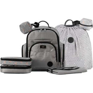 Kişiye Özel Çok Fonksiyonlu Anne Baba ve Bebek Bakım Sırt Çantası - Grey