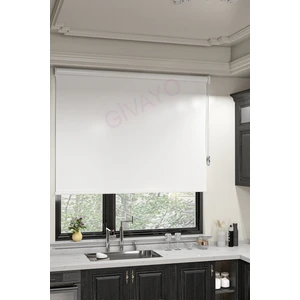 Ekru Stor Zebra Güneşlik Perde Etek Dilimsiz Modern Kumaş