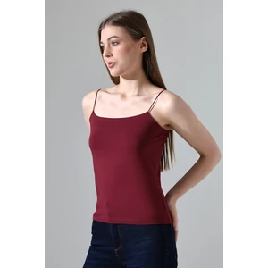Lastik Ip Askılı Atlet 21563 Bordo