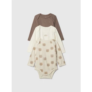 Bebek Kahverengi First Favorites 3'lü Bodysuit Seti