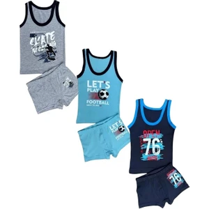Mrr Majestic Erkek Çocuk Atlet Boxer Takım