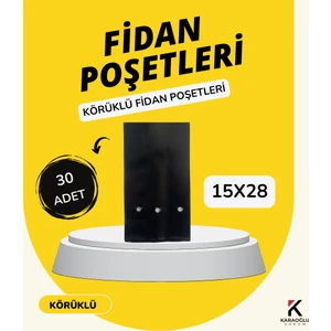 Karaoğlu Vakum Ambalaj Fidan Poşeti 15 cm x 28 Cm,fidan Poşeti, Fide Fidan Poşeti, Fidan Tüpü Adet Seçiniz